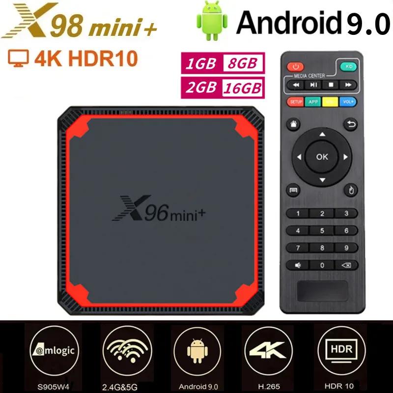 X96 ̴ + Ʈ ȵ̵ TV ڽ, Amlogic S905W4 ȵ̵ 9.0, 2.4G + 5G  , 4K HD LAN, 100M  ڽ ̵ ÷̾, 1 GB, 2GB, 8